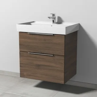 Sanipa 3way Waschtischunterbau zu Villeroy & Boch Collaro Waschtisch mit 2 Auszügen, Eiche-Arizona UM83580