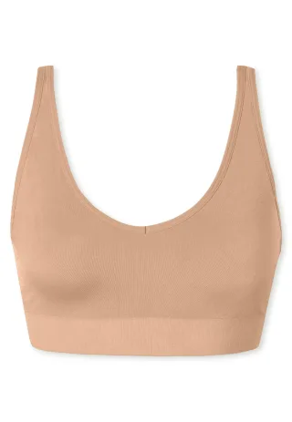 SCHIESSER - Soft BH mit herausn. Pads maple - Gr. - XL
