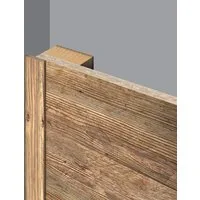 EGGER Abschlussleiste Abdeckleiste Decowall AL001 Namur Fichte Natur, Kleben, Nageln, 1-St., 2400 x 6 x 25mm
