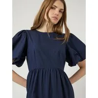 Y.A.S Midikleid YASCOLEA SS ANKLE DRESS S. NOOS Sommerkleid, Baumwolle, knöchellang