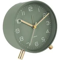 Karlsson Uhr Wecker Lofty Mattgrün