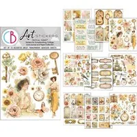 Ciao Bella Aufkleber Art Stickers Reminder, 14 x12 cm, 10 Blatt