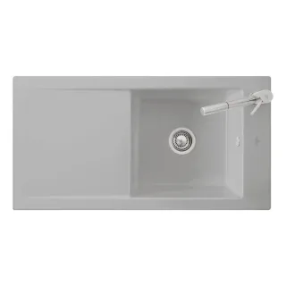 Villeroy und Boch Timeline 60 Flat Flächenbündige Spüle 67900FFU Spülbecken, ivory