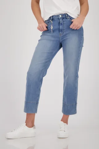 monari - Culotte Jeans mit Anhänger jeans - Gr. - 38