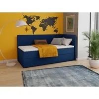 Sofnet Boxbett Flame (mit Bettkasten, Bonell-Matratze und Topper), Einzelbett, Polsterbett, Boxspringbett, Kinderbett, Jugendbett
