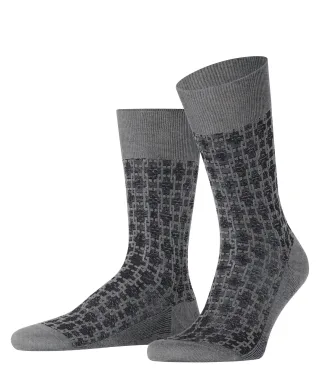 FALKE - FALKE Artwork Tie Herren light greymel. - Gr. - 43.5