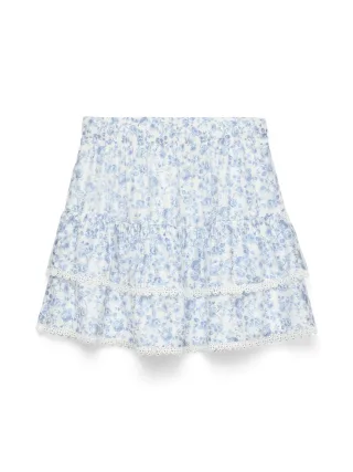 VERO MODA - VMBLISS H/W SHORT DETAIL SKIRT WVN Snow White - Gr. - L