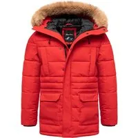Amaci&Sons Winterjacke KENT Winterjacke Herren Gefütterte Dicke Winter Jacke Mantel Parka mit Kapuze