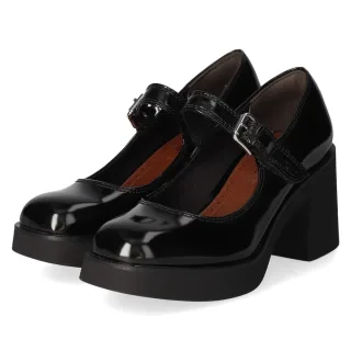 Tamaris Spangenpumps - Gr. 36 - Schwarz - Synthetik