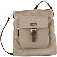 TOM TAILOR Hobo Rina, aus leichtgewichtigem Nylon und aufwändig gewebten Gurtband