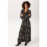 Aniston CASUAL Maxikleid mit raffiniertem Knoten am Dekolleté - NEUE KOLLEKTION