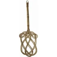 Mirabeau Badaccessoire-Set Teppichklopfer Yarven braun