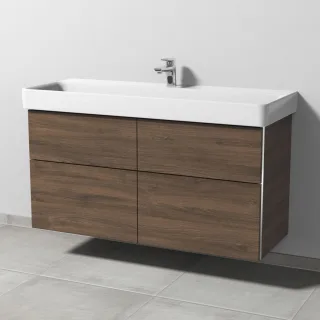 Sanipa 3way Waschtischunterbau zu Laufen Pro S Waschtisch mit 4 Auszügen, Eiche-Arizona BR78680