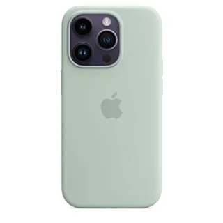 Apple Silikon Case mit MagSafe [für iPhone 14 Pro] Agavengrün