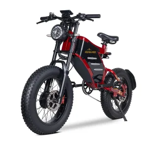 [EU DIRECT] RZOGUWEX X7 Electric Bike 48V 30Ah Battery 1000W*2 Dual Motor 20*4.0inch Fat Tires 90KM Mileage Range 200KG
