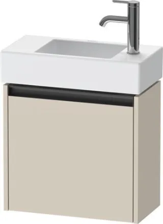 Duravit Ketho.2 Waschtischunterbau wandhängend Taupe Supermatt 484x238x440 mm - K25072L83830000 K25072L83830000