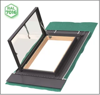 Fakro Dachausstiegsfenster WGU-X – 46 x 75 cm – seitlich öffnend