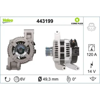 Valeo Lichtmaschine 120A Ford C-Max Focus