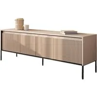 Compleo TV-Schrank FLORE mit 4 Klappen/Türen, Fronten gefräst, Breite: 167 cm