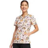 Cherokee Funktionsbluse Bunt bedruckter Damen Kasack "Niedlicher Mops" Kasack mit Motiv