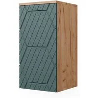 Vicco Hängeschrank Irma, Goldkraft Eiche/Grün, 30 x 59 cm 2 Fächer, Badezimmer (1-St)