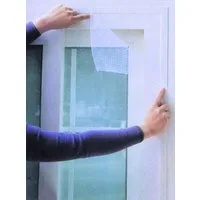 BURI Fliegengitter-Gewebe Fensterfliegengitter 100x100cm weiß schwarz Insektenschutz Fliegennetz