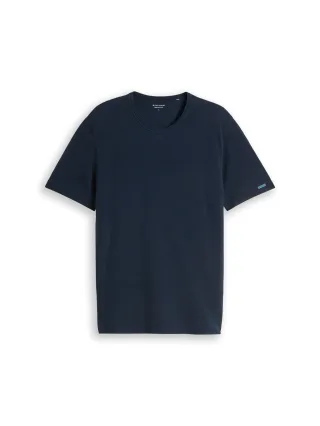 Tom Tailor - Piqué T-Shirt aus Baumwolle sky captain blue - Gr. - XL