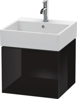 Duravit L-Cube Waschtischunterbau wandhängend Schwarz Hochglanz 484x459x394 mm - LC617404040 LC617404040