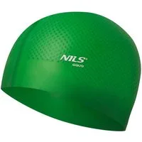 NILS AQUA Badekappe Schwimmhaube Badekappe (Spar-Set, 1 St), Elastisches Silikon mit Noppen im Inneren verhindert Verrutschen