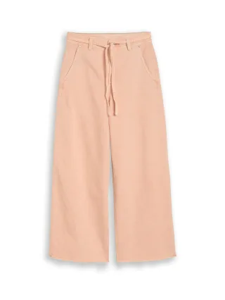 Denim Tom Tailor - TTMIJA CULOTTE Jeans mit Bindegürtel orange parfait - Gr. - M