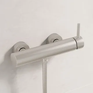 Steinberg Serie 100 Brausearmatur Aufputz, brushed nickel, 100 1220 BN 100 1220 BN