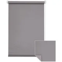 Verdunklungsrollo Klemmfix Verdunkelungsrollo 45x150 cm grau [Stoffbreite: 42cm], Victoria M., blickdicht, ohne Bohren, freihängend, Klemmfix, mit Kindersicherung, für Fenster und Türen, Sonnenschutz Sichtschutz