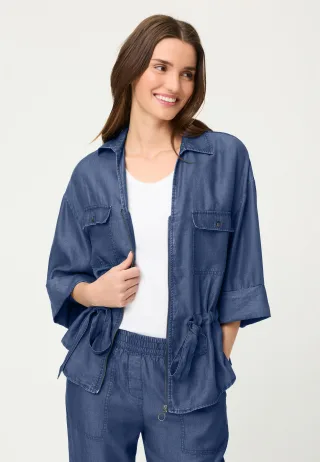Olsen - Jacket Indoor dark denim - Gr. - 38