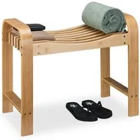 relaxdays Badhocker mit Griffen (1 St)