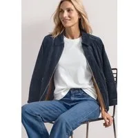 STREET ONE Cordjacke 3/4 Arm Cordjacke mit Hemdkragen