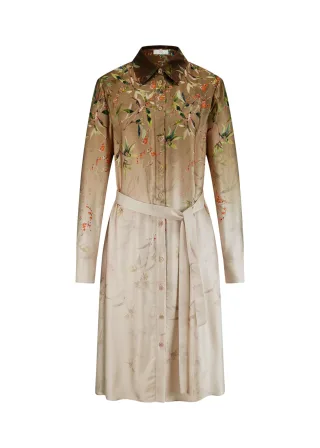 RIANI - Kleid oat patterned - Gr. - 38