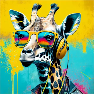 Keilrahmenbild HEADPHONES