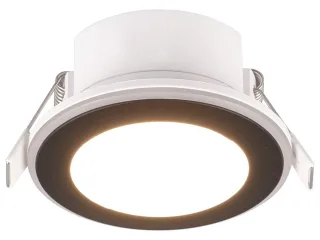 TRIO LED-Einbauleuchte Argus 653610132 schwarz, 4 W, 350 lm, 3000 K, 1 W RGB