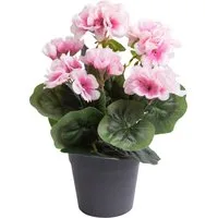 Kunstblume Geranie mit 6 Stielen Geranie, Botanic-Haus, Höhe 26 cm