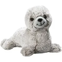 mbw Grußkarten Stofftier - Schmusetier - Minifeet - Höhe: 20cm - Robbe Selena