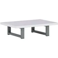 vidaXL Badezimmer-Set Badmöbel Weiß 60x40x16,3 cm, (1-St)
