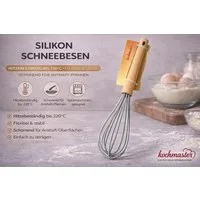 kochmaster Schneebesen kochmaster Silikon Schneebesen – Hitzebeständig