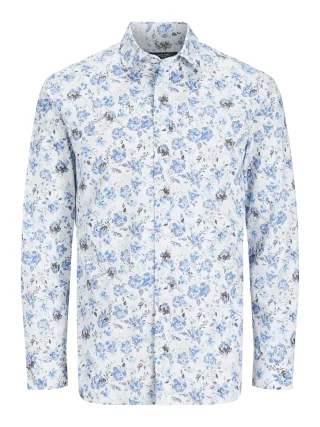 JACK&JONES - JPRBLAMONACO PRINT SHIRT L/S - Gr. - M