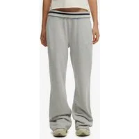 Superdry Sweathose ESSENTIAL LOGO LR FLARE JOGGER Slim Fit, aus Baumwollmischung mit Jersey