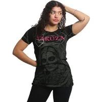 YAKUZA Rundhalsshirt Thorns mit verlängertem Rückenteil