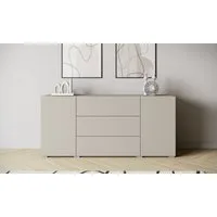 Home affaire Sideboard BERLIN, Moderne grifflose Kommode Breite 150 cm, 4 Schubkästen/ 2 Türen
