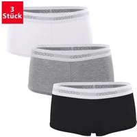 celodoro Panty Damen Panty mit Webgummi-Bund (3er Pack) Sport Slip mit Logo