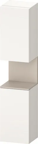 Duravit Qatego Hochschrank Weiß Supermatt 400x360x1760 mm - QA1346L91840010 QA1346L91840010