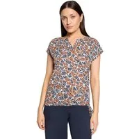 Betty&Co Kurzarmshirt Damen mit Tunnelzug (1-tlg)