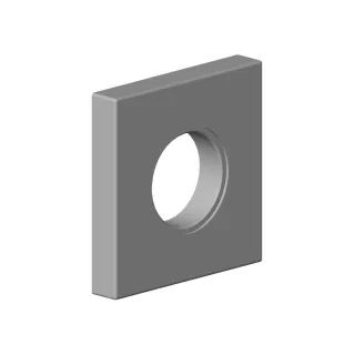 Dornbracht Rosette Ersatzteile 092787013 55 x 55 x 9 x D. 25,2 mm Chrom 092787013-00